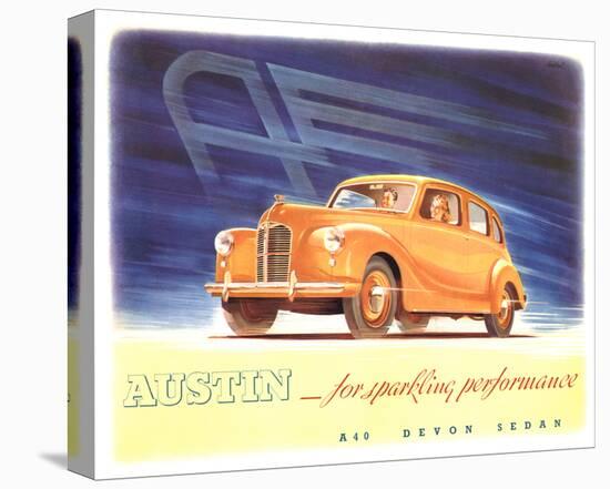 Austin - Sparkling Performance-null-Stretched Canvas