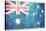 Australia Flag-duallogic-Stretched Canvas