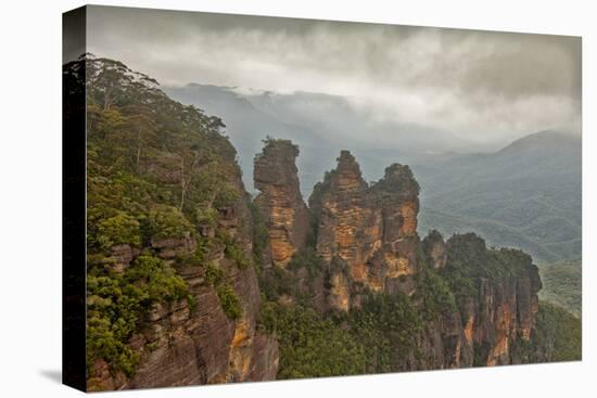 Australia, New South Wales, Blue Mountains, Echo Point, Three Sisters-Rona Schwarz-Premier Image Canvas