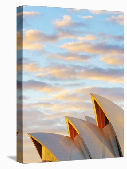 Australia, New South Wales, Sydney, Sydney Opera House, Close-Up at Sunrise-Shaun Egan-Premier Image Canvas