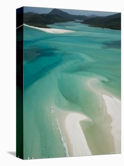 Australia, Queensland, Whitsunday Coast, Whitsunday Islands, Whitehaven Beach, Aerial View-Walter Bibikow-Premier Image Canvas