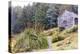 Australia, Tasmania. Cradle Mountain-Lake St. Clair NP. Historic DuCane Hut-Trish Drury-Premier Image Canvas