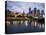 Australia, Victoria, Melbourne; Yarra River and City Skyline by Night-Andrew Watson-Premier Image Canvas