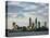 Australia, Western Australia, Perth; View across the Swan River to the City Skyline at Dusk-Andrew Watson-Premier Image Canvas