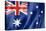 Australian Flag-daboost-Stretched Canvas