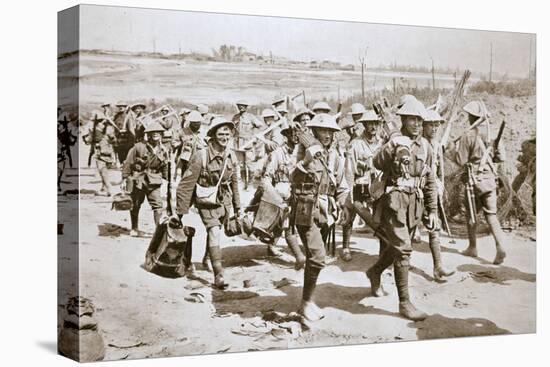 Australian machine-gunners returning from the trenches, France, World War I, 1916-Unknown-Premier Image Canvas