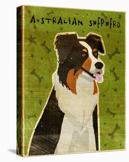 Australian Shepherd-John W Golden-Stretched Canvas