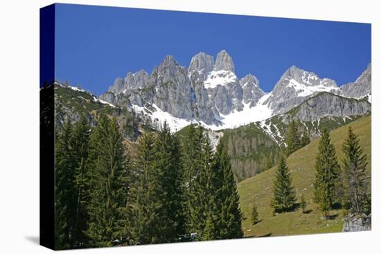 Austria, Filzmoos, Dachstein, BischofsmŸtze, Mountains-Alfons Rumberger-Premier Image Canvas