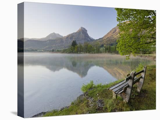 Austria, Salzburg, Lake Wolfgangsee, Shore-Rainer Mirau-Premier Image Canvas