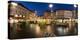 Austria, Styria, Graz, Main-Place, Frontage, Market-Stands, Evening-Mood-Rainer Mirau-Premier Image Canvas