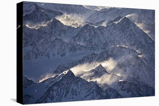 Austria Tyrol, the Stubai Alps, Sellrain (Valley), Mountain Landscape, Aerial Photo-Ralf Gerard-Premier Image Canvas