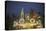 Austria, Vienna, Rathaus, Town Hall, Christmas-Walter Bibikow-Premier Image Canvas