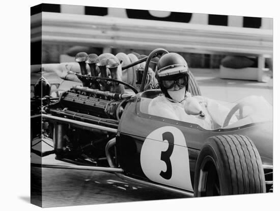 Austrian Pilot Jochen Rindt (1942 - 1970) at Grand Prix of Monaco 1968-null-Stretched Canvas
