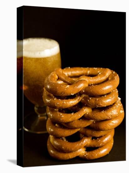 Austrian Prezels, Salted Biscuits and Beer, Austria, Europe-Tondini Nico-Premier Image Canvas