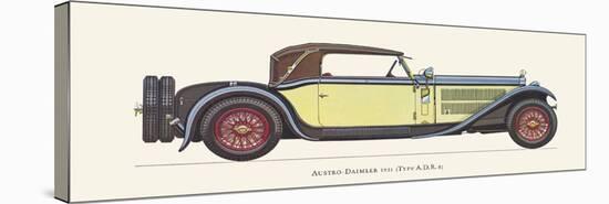 Austro-Daimler, 1931-Antonio Fantini-Stretched Canvas