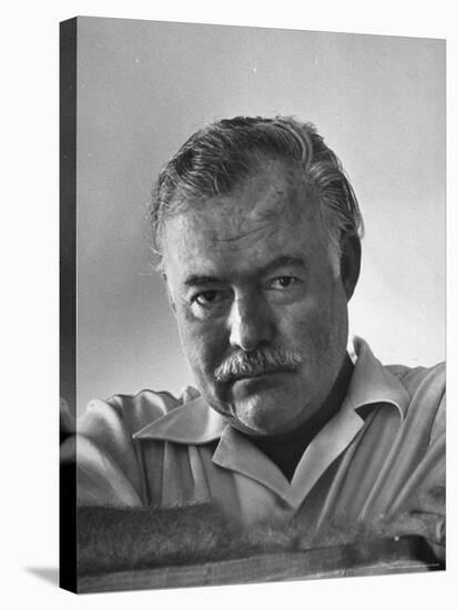 Author Ernest Hemingway in Fishing Village-Alfred Eisenstaedt-Premier Image Canvas