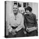 Author Gertrude Stein Sitting with Alice B. Toklas at a Villa-Carl Mydans-Premier Image Canvas