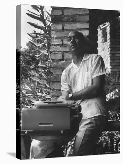 Author Ralph Ellison at Workshop American Academy-James Whitmore-Premier Image Canvas