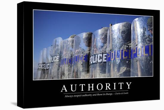 Authority: Inspirational Quote and Motivational Poster-null-Premier Image Canvas