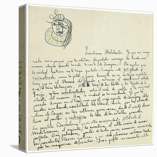 Autograph Letter to Melchor Fernandez Alamgro, Granada, Late January 1926-Federico Garcia Lorca-Premier Image Canvas