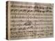 Autograph Music Score of La Daunia Felice-Giovanni Paisiello-Premier Image Canvas