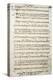 Autograph Music Score of Oratorium-Antonio Salieri-Premier Image Canvas