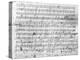Autograph Score Sheet For the 10th Bagatelle Opus 119-Ludwig Van Beethoven-Premier Image Canvas