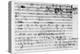 Autograph Score Sheet For the Trio Mi Bemol Opus 3-Ludwig Van Beethoven-Premier Image Canvas
