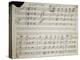 Autograph Sheet Music of Seven Last Words of Our Lord, 1856-Saverio Mercadante-Premier Image Canvas