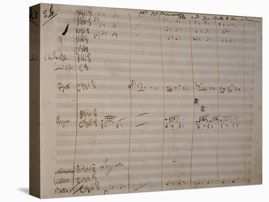 Autograph Sheet Music of Una Furtiva Lagrima-null-Premier Image Canvas