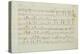 Autographed Manuscript Signed and Dedicated of the Grande Valse Brilliante, Opus 18 in E Flat Major-Fryderyk Chopin-Premier Image Canvas