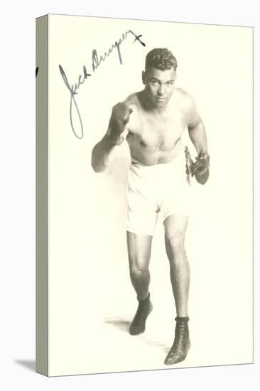 Autographed Photo of Jack Dempsey-null-Stretched Canvas