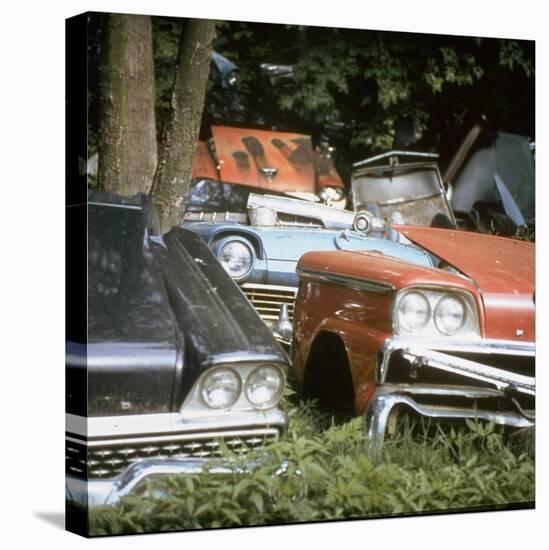 Automobile Junkyard-Walker Evans-Premier Image Canvas