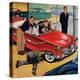 "Automobile Showroom", December 8, 1956-Amos Sewell-Premier Image Canvas