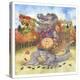 Autumn Alligator-Wendy Edelson-Premier Image Canvas