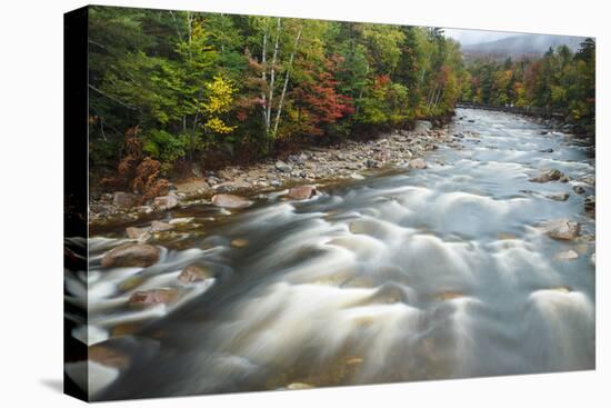 Autumn Along the Pemigewasset River, White Mountain NF, New Hampshire-Jerry & Marcy Monkman-Premier Image Canvas