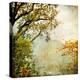 Autumn - Artwork In Painting Style-Maugli-l-Stretched Canvas