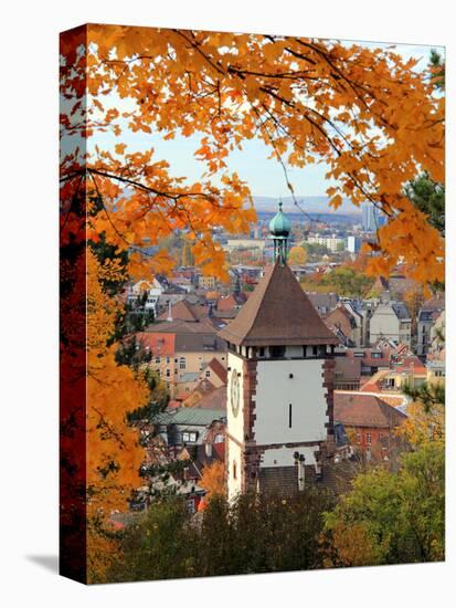 Autumn at Schlossberg, Schwabentor, Freiburg, Baden-Wurttemberg, Germany, Europe-Hans Peter Merten-Premier Image Canvas