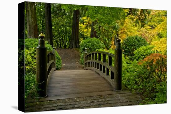 Autumn Color, Portland Japanese Garden, Portland, Oregon, USA-Michel Hersen-Premier Image Canvas