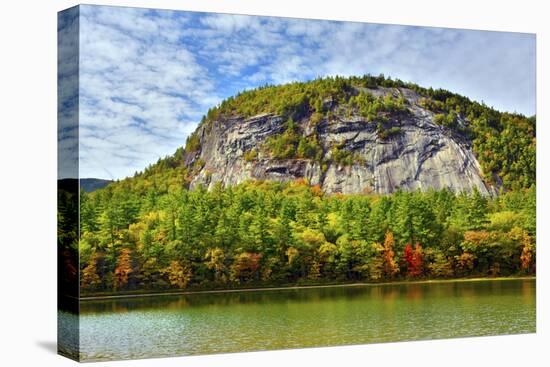 Autumn Echo Lake State Park, New Hampshire, USA-Michel Hersen-Premier Image Canvas