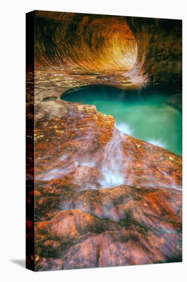 Autumn Flow - The Subway - Zion National Park, Utah-Vincent James-Premier Image Canvas