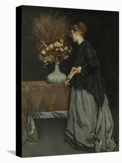 Autumn Flowers, 1867-Alfred Stevens-Premier Image Canvas