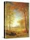 Autumn in America, Oneida County, New York-Albert Bierstadt-Premier Image Canvas