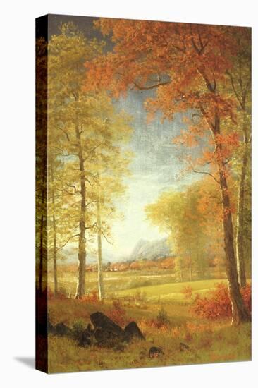 Autumn in America, Oneida County, New York-Albert Bierstadt-Premier Image Canvas