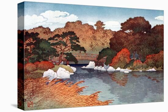 Autumn in Hundred Flower Garden at Muko-Jima, C1900-1950-Yoshida Hiroshi-Premier Image Canvas