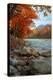 Autumn in New Hampshire, Riverside, Conway, Lincoln, Kancamagus-Vincent James-Premier Image Canvas