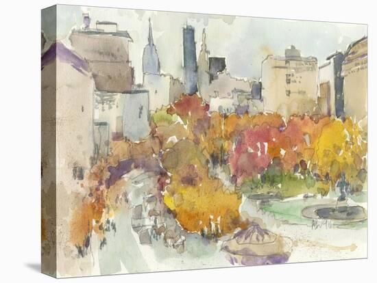 Autumn in New York - Study III-Samuel Dixon-Stretched Canvas