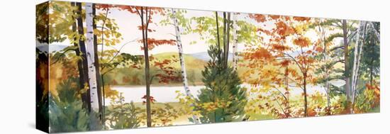 Autumn Lake III-Elissa Gore-Stretched Canvas