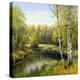 Autumn Landscape, Canvas, Oil-balaikin2009-Stretched Canvas