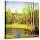 Autumn Landscape, Canvas, Oil-balaikin2009-Stretched Canvas